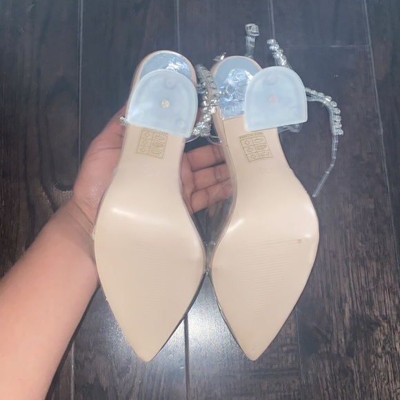 Dolls kill diamond studded sling back heels - Picture 2 of 4